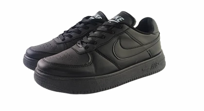 کفش اسپرت زنانه وپسرانه برند نایکی مدل ایرفورس nike airforce مشکی کد 70