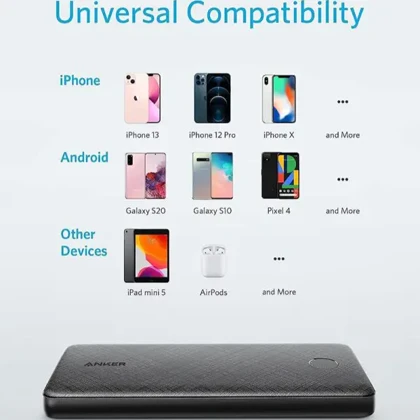 پاوربانک انکر ظرفیت 10000 میلی‌آمپر مدل PowerCore A1245