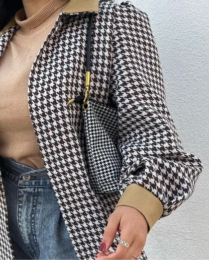 مانتو پاییزی پلاریس کد 80081