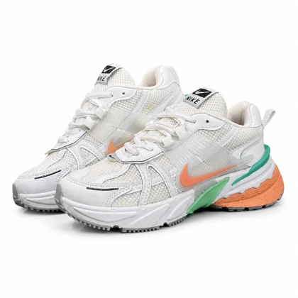 کفش کتانی زنانه نایکی v2k سفید گلبهی Nike V2k