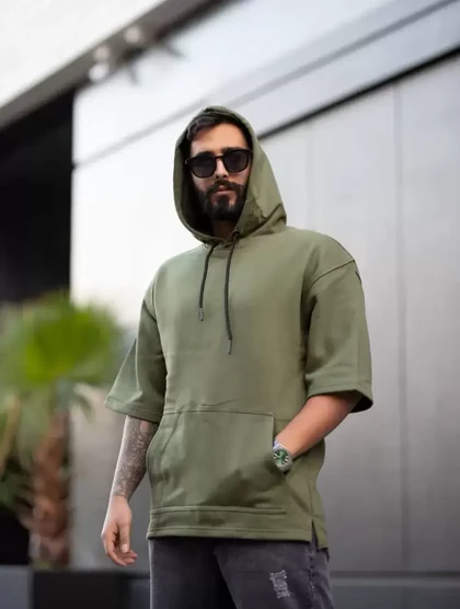 هودی مردانه آستین سه ربع
