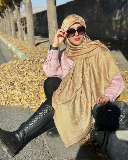 روسری لمه دار دیور