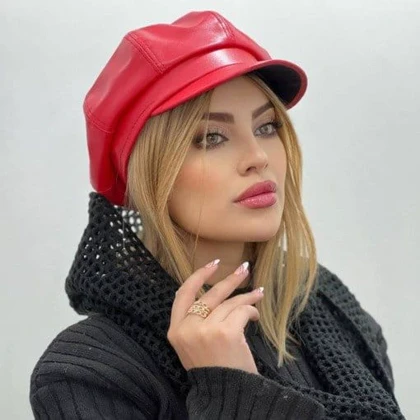 کلاه هشت ترک چرم