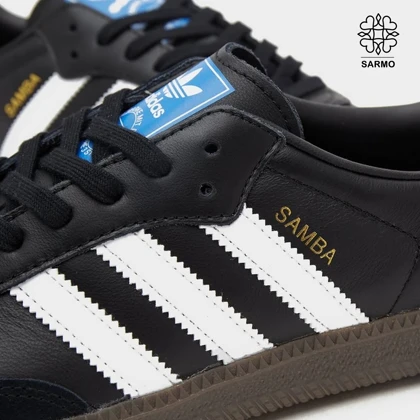 کفش اسپرت کتانی زنانه آدیداس سامبا مشکی samba adidas black