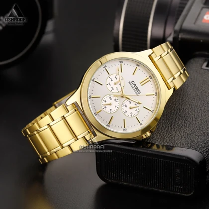 ساعت کاسیو طلایی Casio MTP-V300G-7A