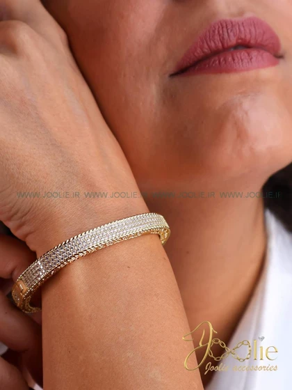 دستبند زنانه طرح طلا - جواهری کد B2168