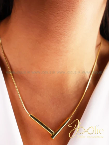 گردنبند زنانه V کد N3112