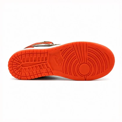کفش و کتانی مردانه ساق‌دار مدل NIKE JORDAN 1 رنگ قهوه ای قرمز کد 2138