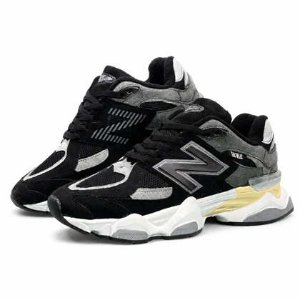 کفش کتانی زنانه مدل نیوبالانس 9060 مشکی طوسی New Balance 9060