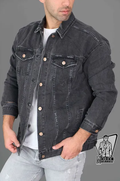 کت جین طوسی تیره DENIM