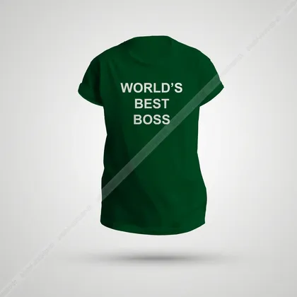 تیشرت Office طرح World's Best Boss