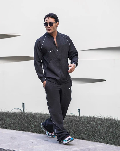 ست گرمکن و شلوار بدنسازی NIKE مشکی