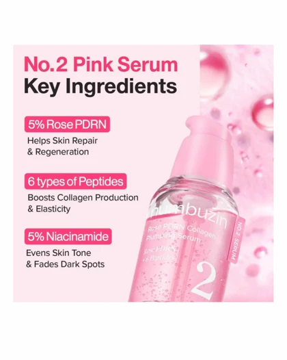 سرم حجم‌دهنده و سفت‌کننده رز PDRN نامبوزین ( Numbuzin )