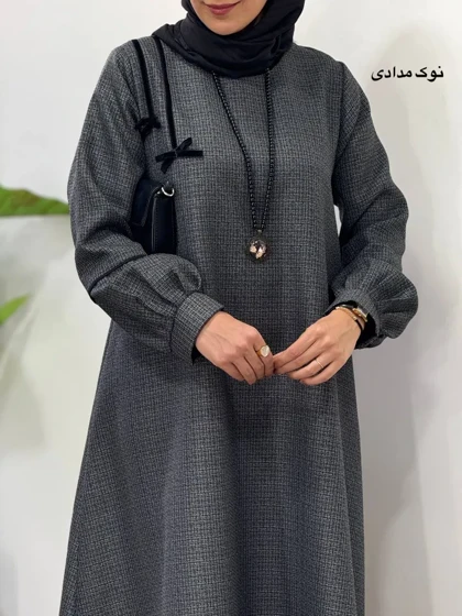 پیراهن مانتویی سوپر کلوش پاییزه پاپیون 1