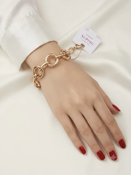 دستبند زنانه طرح طلا ژوپینگ حلقه‌ای هدیه خاص و جذاب