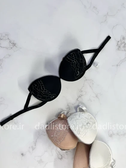 سوتین تک اسفنجی فنر دار پوش آپدار دکلته بدون بند