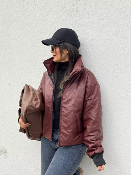 کاپشن چرم تیلور Teylor