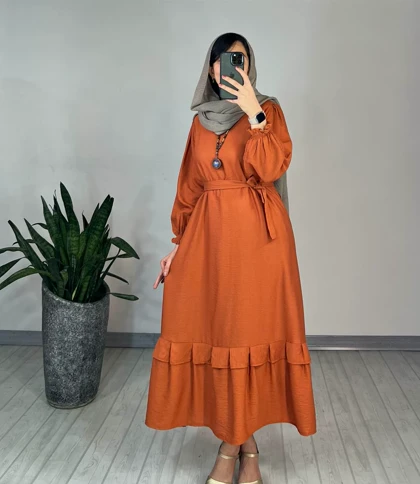 پیراهن مانتویی دل آرا 6