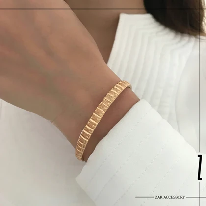 دستبند النگویی روسی شنی خطی