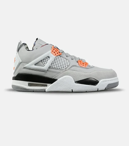 کفش کتانی ساق‌دار مردانه و زنانه طوسی NIKE jordan 4 مدل 7719