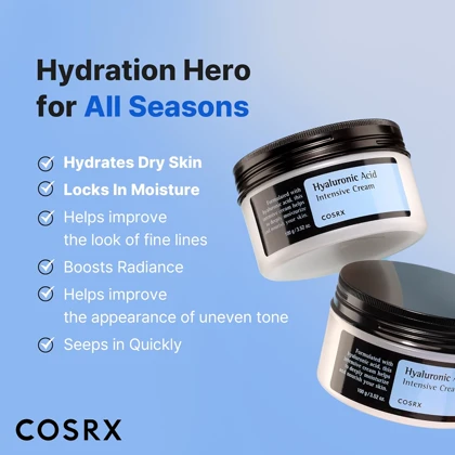 کرم آبرسان کوزارکس مدل Hyaluronic Acid حجم 100 میلی لیتر