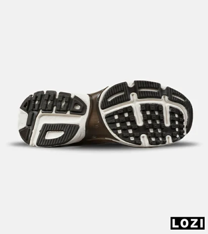 کفش کتانی طبی ورزشی کرم مشکی SKECHERS max protect مدل 7566