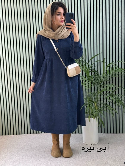 پیراهن مانتویی لیدیا