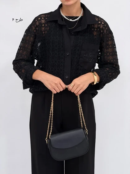 شومیز دانتل ترک ثمین