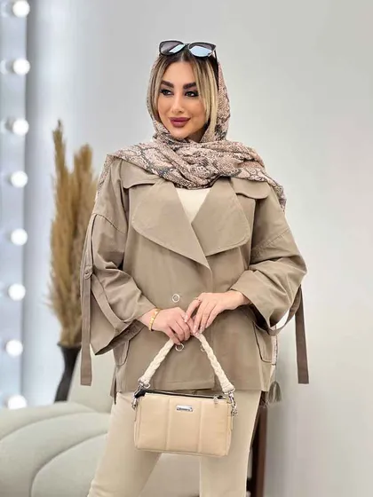 مانتو لینن آستین سگک