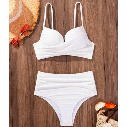 مایو دو تکه زنانه صدف (Sadaf) از برند شین SHEIN