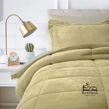 روتختی مینیمال کتان مخمل طرح مربع