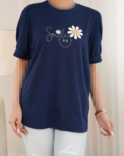 تیشرت نخ و پنبه کارولین کد 29258