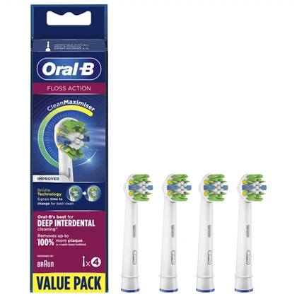 سری یدک مسواک برقی اورال بی ORAL-B مدل FLOSS ACTION بسته 4 عددی