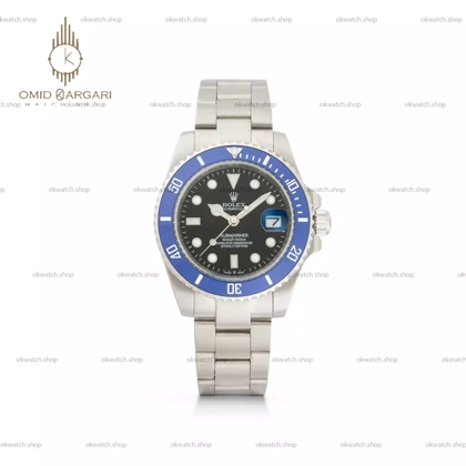 ساعت مچی رولکس سابمارینر اتوماتیک سیلور صفحه مشکی Rolex Submariner