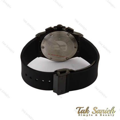 ساعت هابلوت مردانه سه موتوره کرنوگراف مشکی زه رزگلد Hublot-5196-G