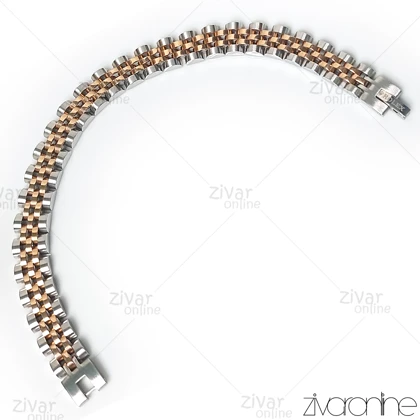 دستبند رولکس بافت وسط باریک 40042