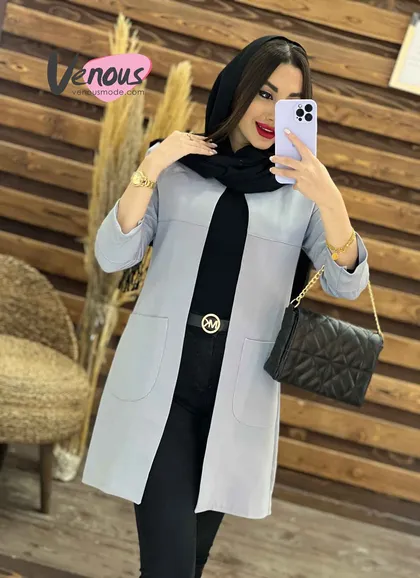 مانتو کتی جیب پاکتی