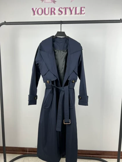 ترنچ کت بلند 7708