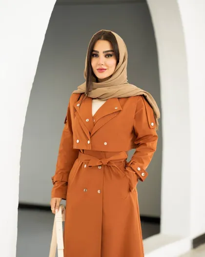 بارانی دوتیکه مدل ساحل کد 2092