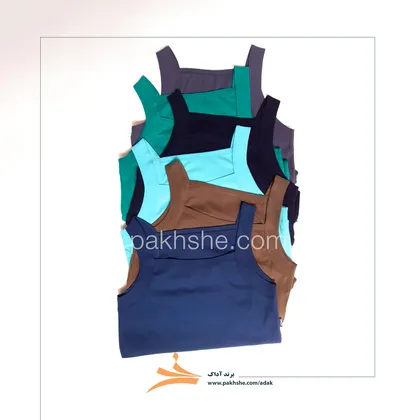 زیرپوش یقه خشتی نخ پنبه مردانه برند آداک