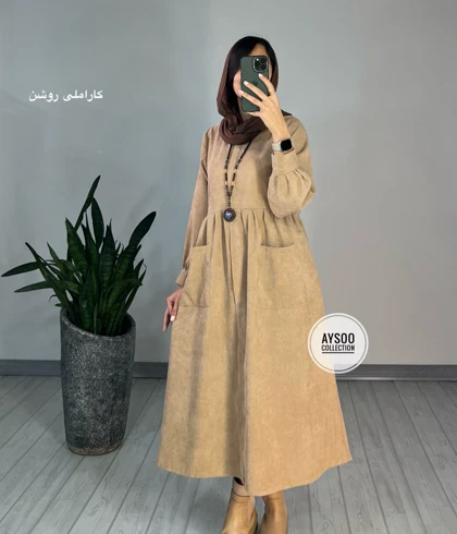 پیراهن مانتویی گیتا