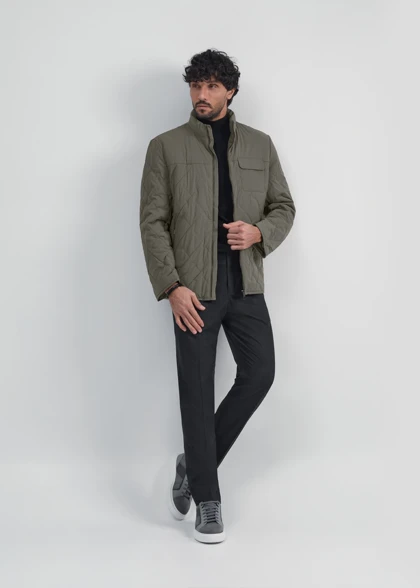 کاپشن تک جیب Quilted