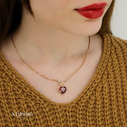 گردنبند نگین‌دار طرح گوزن برند ژوپینگ