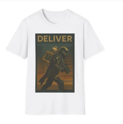 تیشرت طرح DELIVER کد 294802