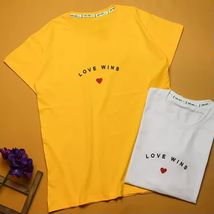 تیشرت love wins