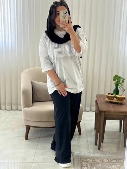 ست زنانه و دخترانه اسپرت بیرونی کد 451