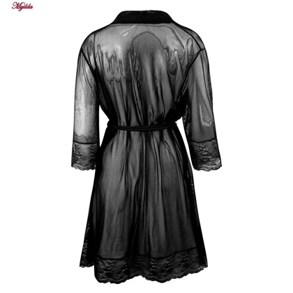 لباس خواب زنانه رونیا مدل 3685-804 رنگ مشکی مجموعه 3 عددی