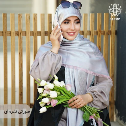 روسری ژاکارد رونا طرح زنجیر
