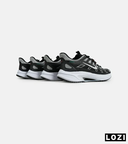 کفش کتانی مردانه و زنانه مشکی طوسی نایک NIKE P-6000