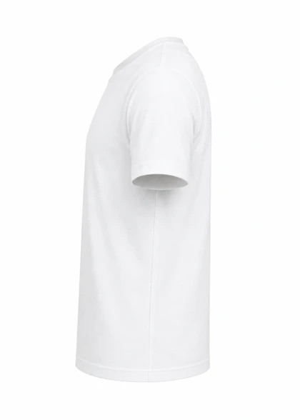 تیشرت یقه گرد بیسیک سفید